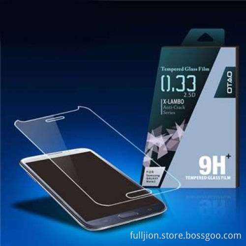 9h 0.33mm 2.5D Curved Edge Tempered Glass Screen Protector for Samsung Note 2